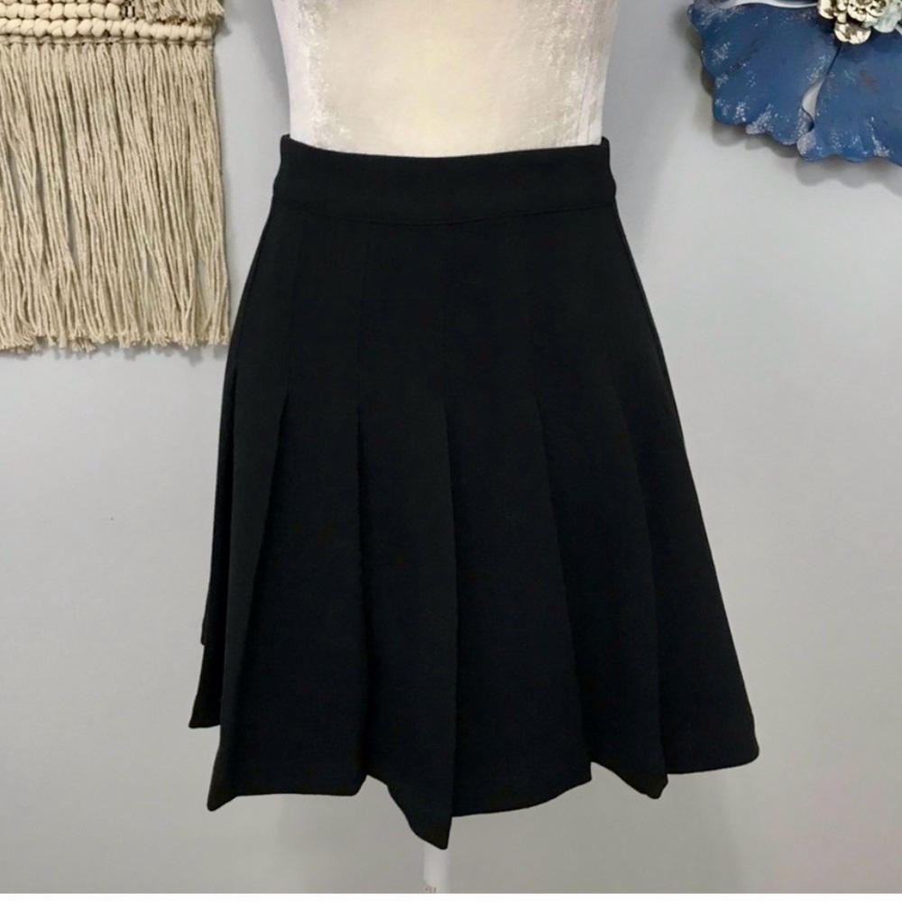 Shilla the Label black evolution pin tuck skirt